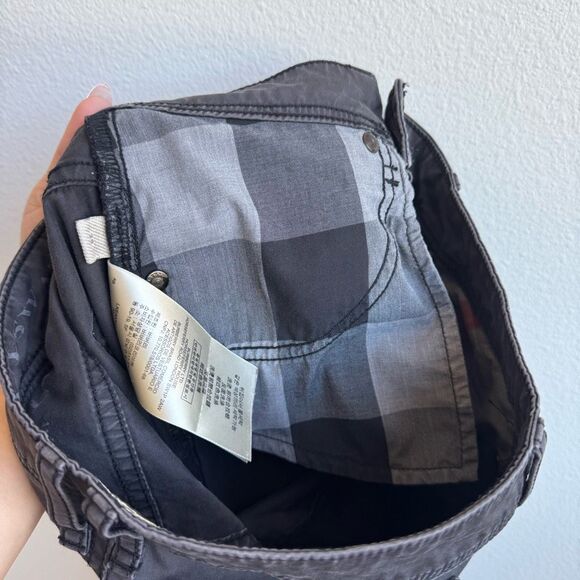 Burberry Bayswater Skinny Zipper Ankle Gray Casual Pants Cotton Twill Size 25 W - Picture 6 of 8